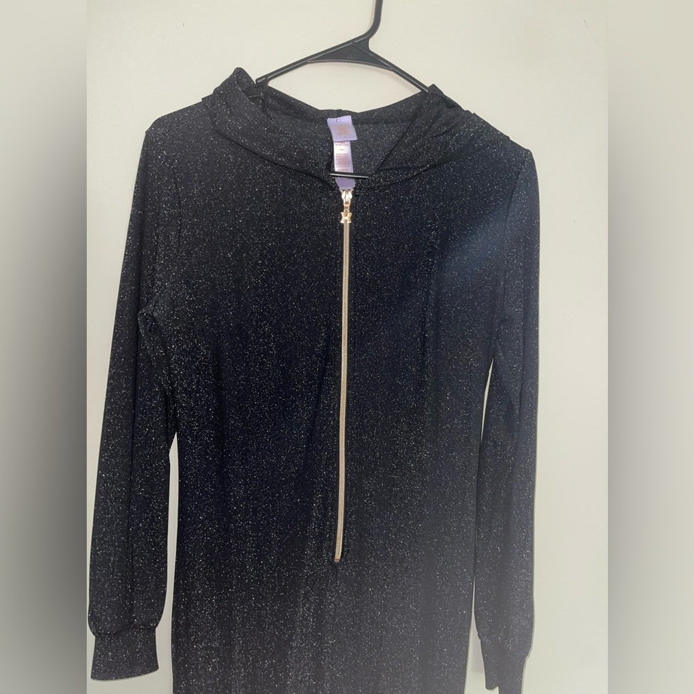 Savage Fenty Glitter Black Jumpsuit